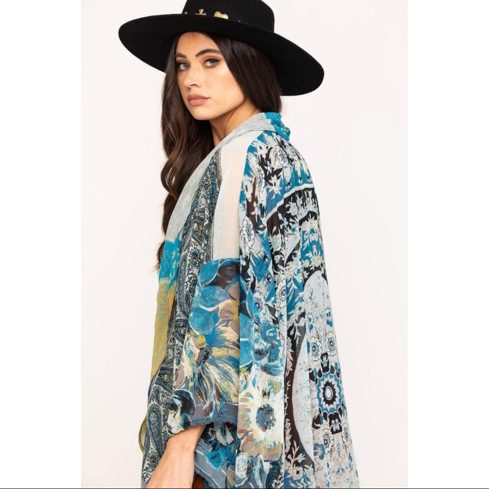 Free People Multicolor Bohemian Kimono - Picture 4 of 15